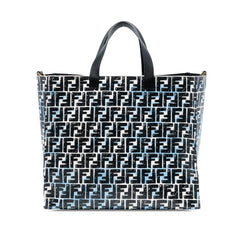 Fendi Joshua Vides Zucca Coated Canvas Cloudy Shopper Satchel