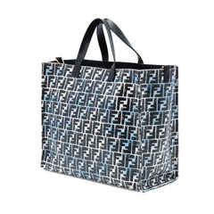Fendi Joshua Vides Zucca Coated Canvas Cloudy Shopper Satchel