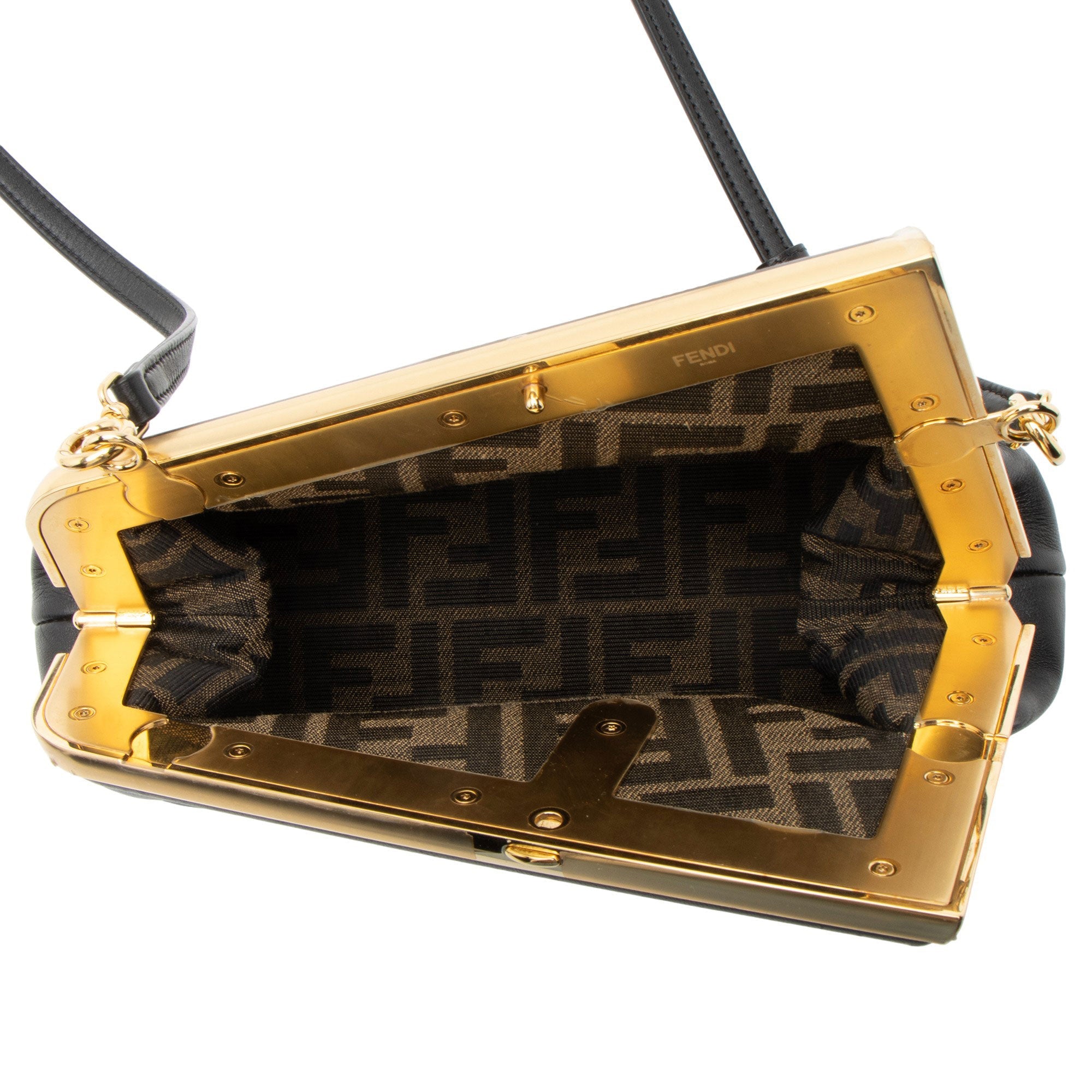Fendi Lambskin Fendi First Small Shoulder Bag