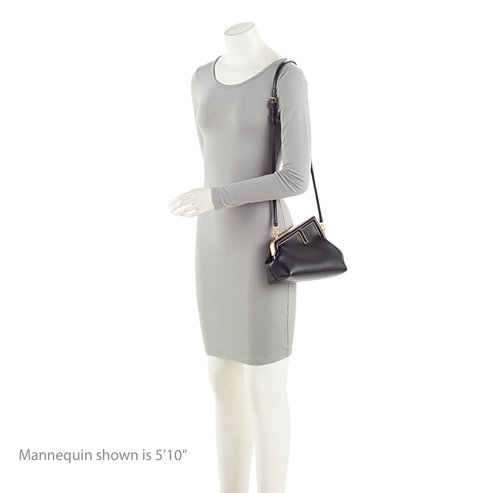 Fendi Lambskin Fendi First Small Shoulder Bag