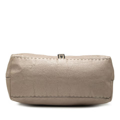 Fendi Large Leather Selleria Villa Borghese Tote