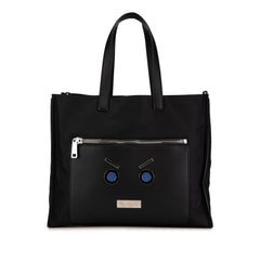 Fendi Large Nylon Fendi Faces Tote
