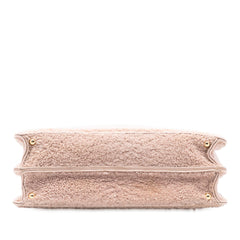 Fendi Large Shearling Peekaboo ISeeU Satchel
