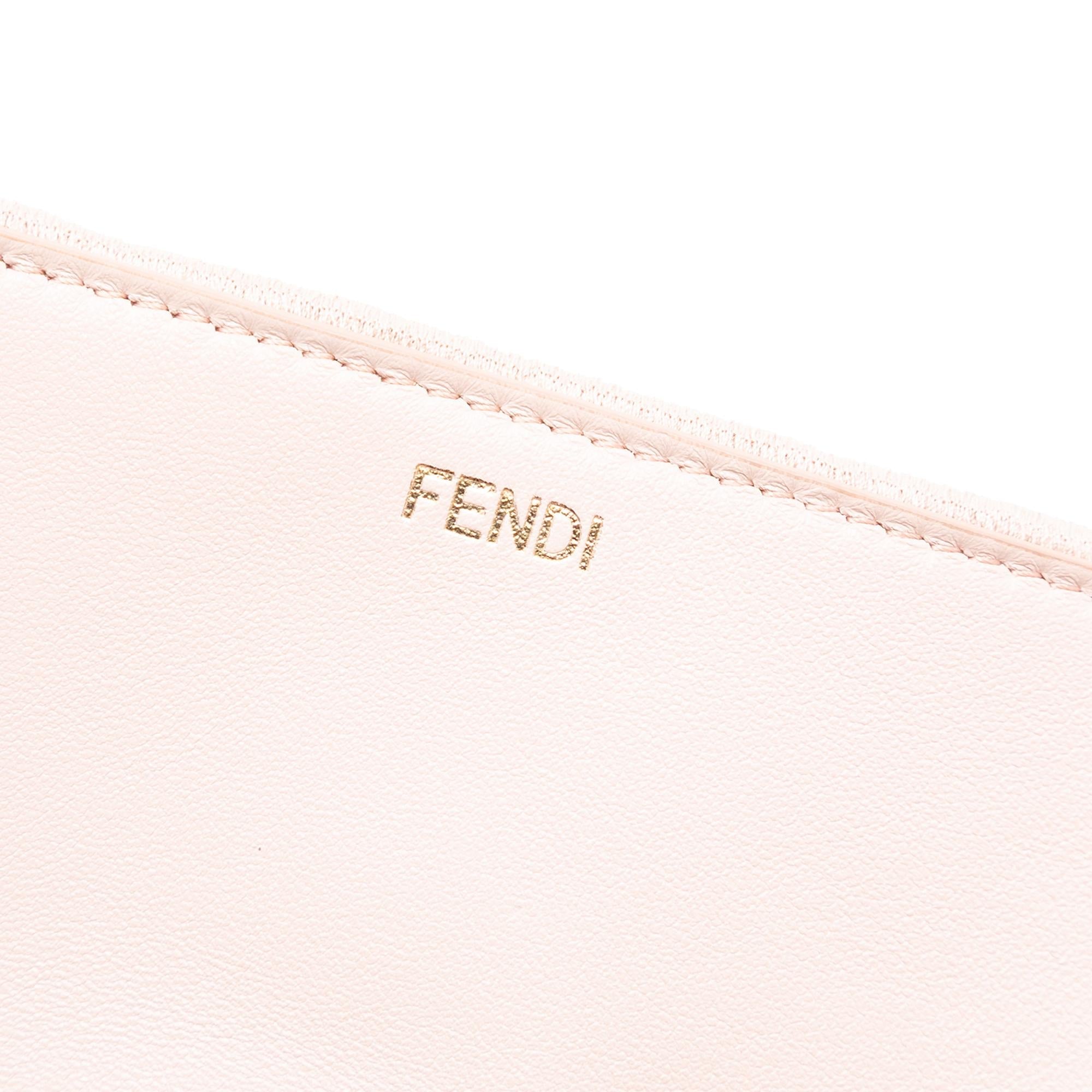 Fendi Large Shearling Peekaboo ISeeU Satchel
