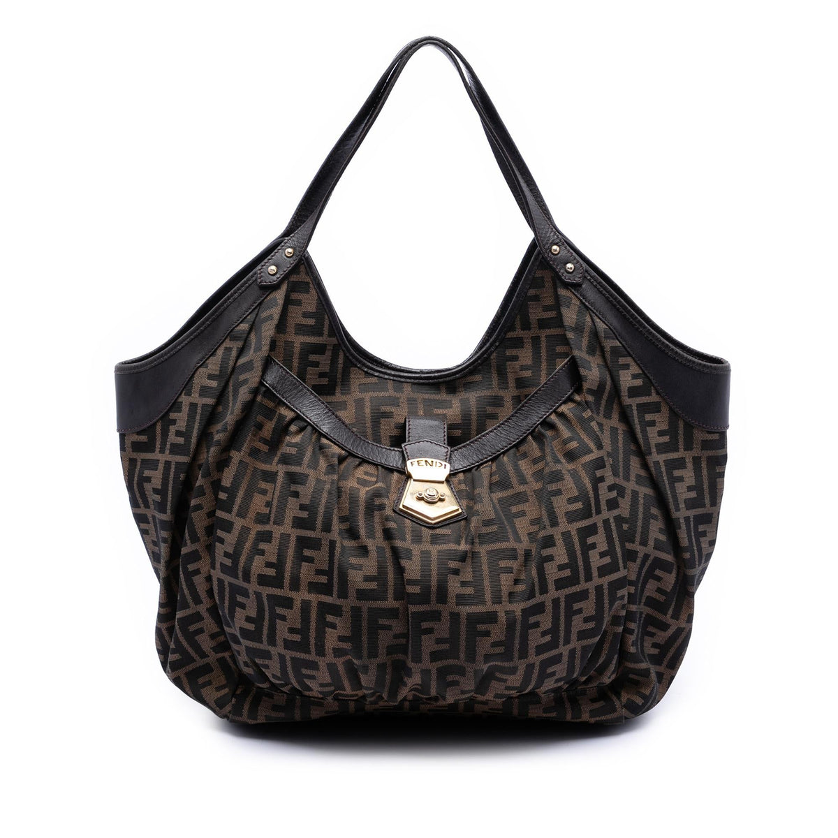 Fendi Large Zucca Canvas Chef Tote