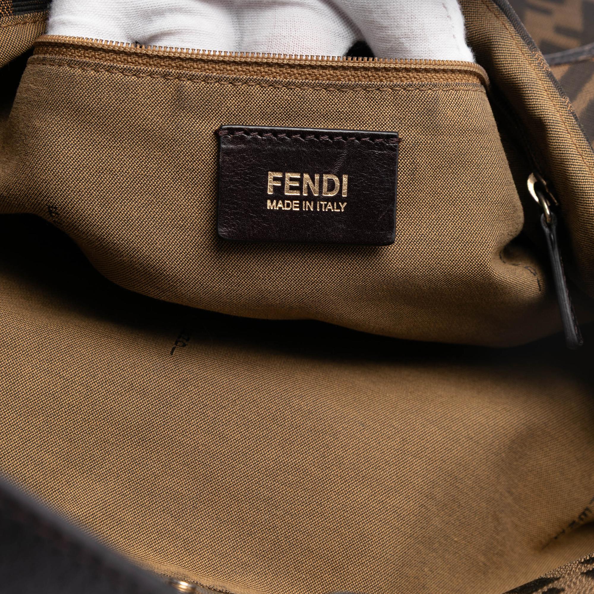 Fendi Large Zucca Canvas Chef Tote