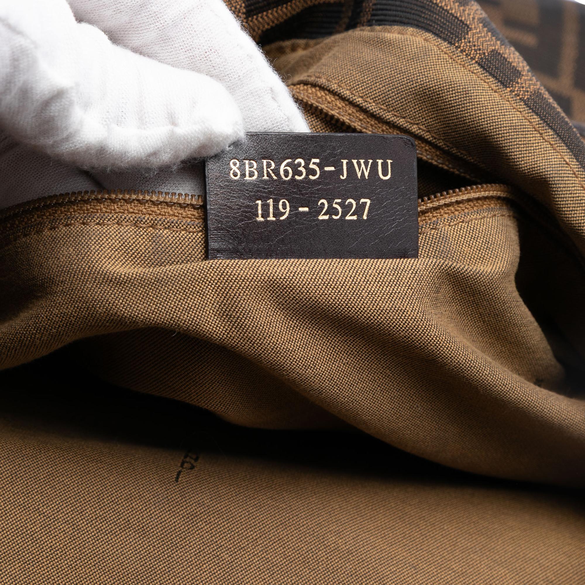 Fendi Large Zucca Canvas Chef Tote