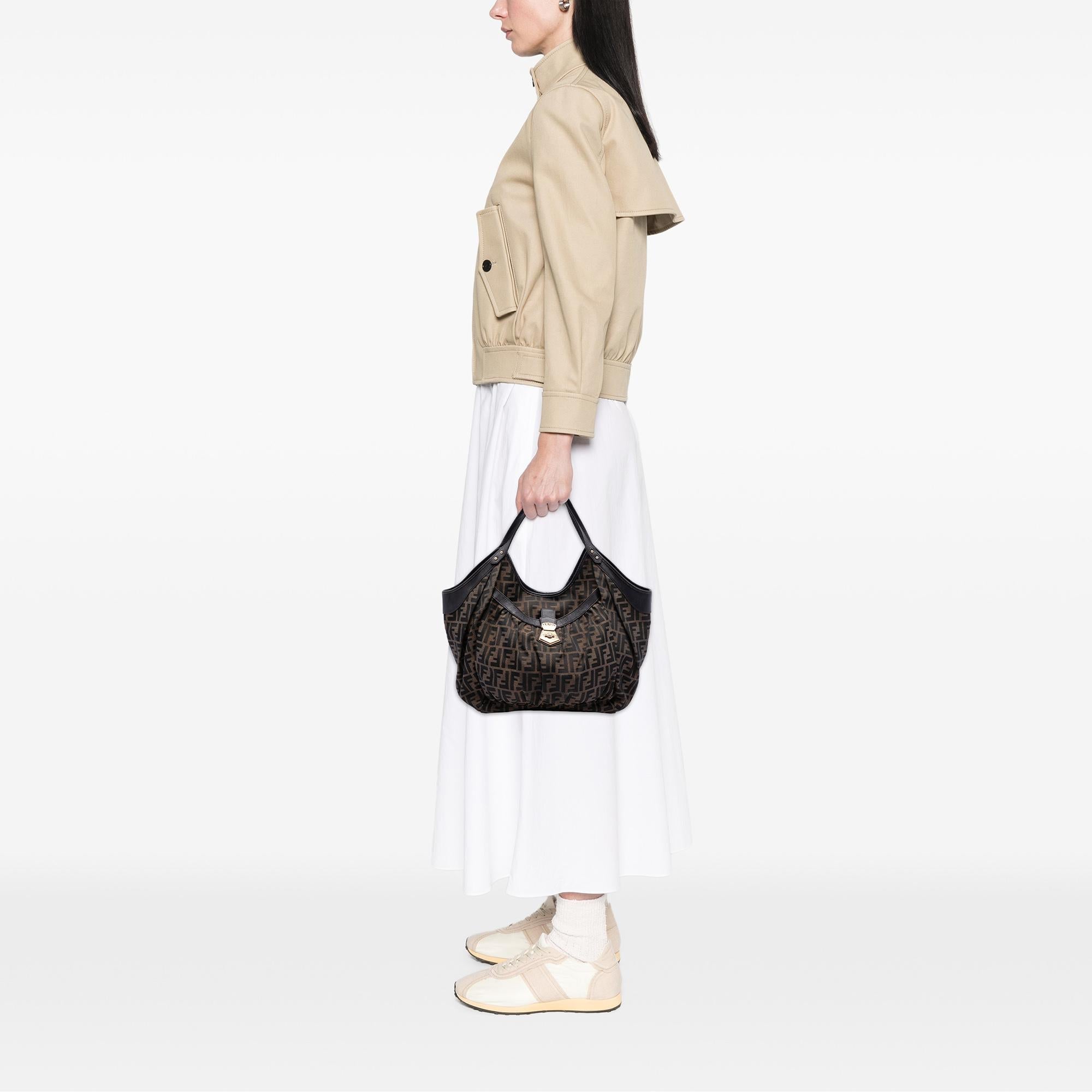 Fendi Large Zucca Canvas Chef Tote