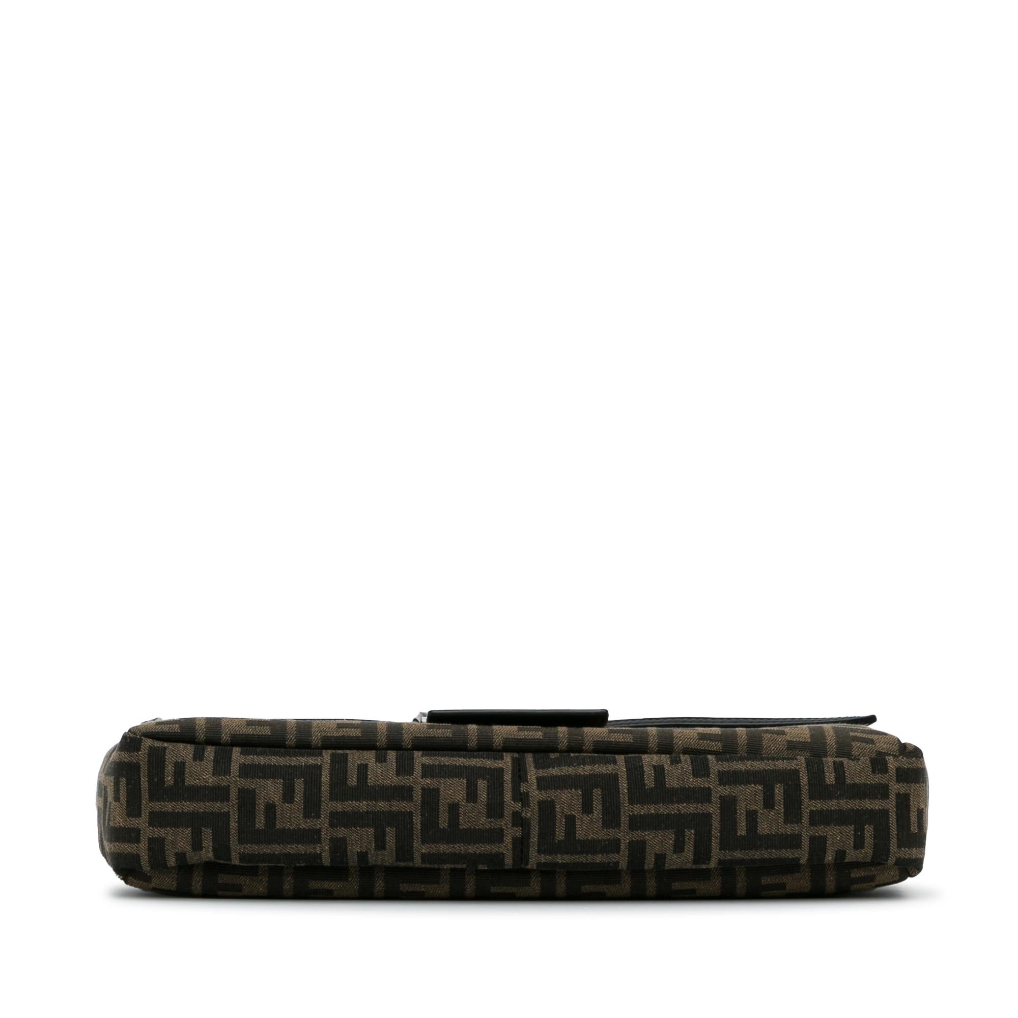 Fendi Large Zucca Canvas Convertible Belt Baguette