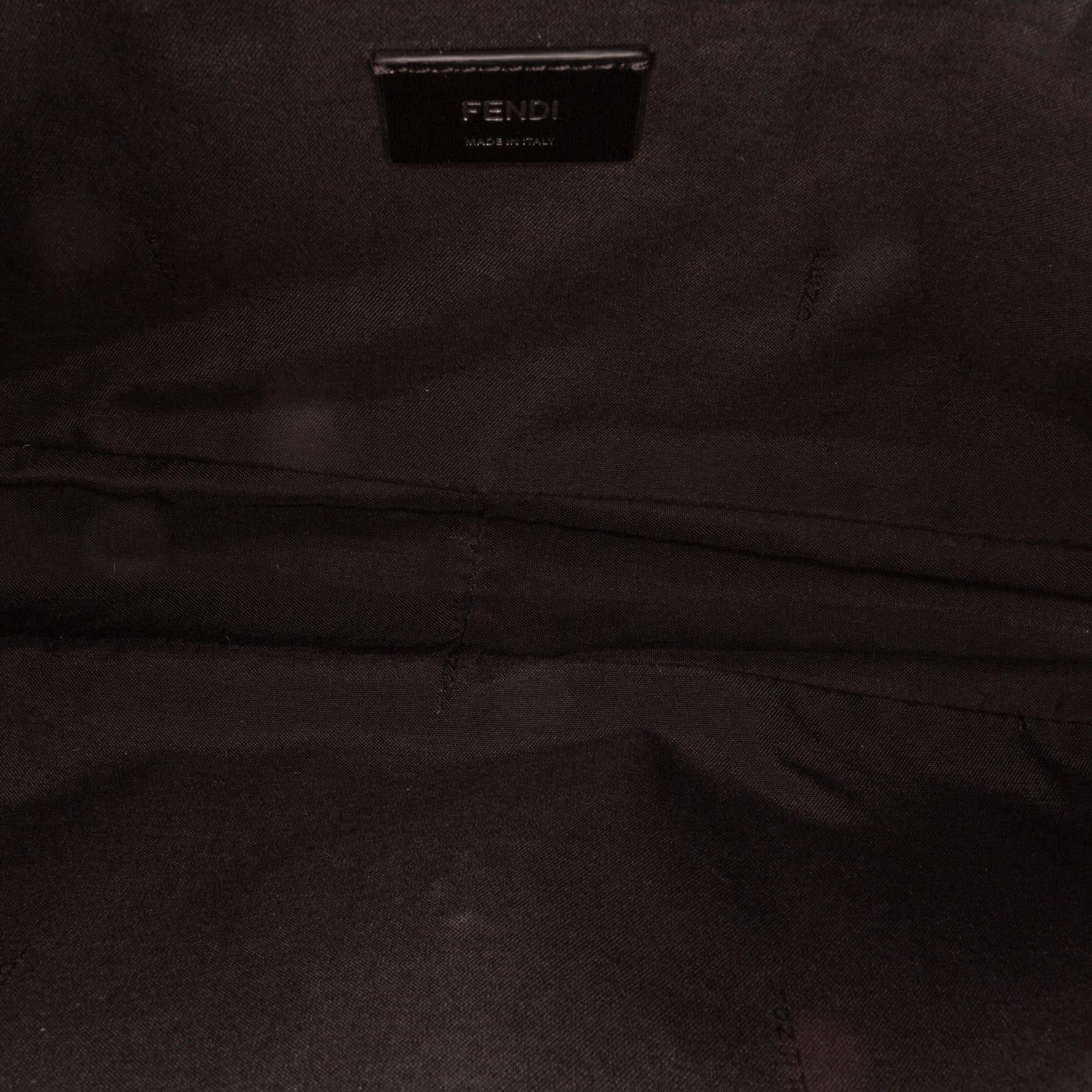 Fendi Large Zucca Canvas Convertible Belt Baguette