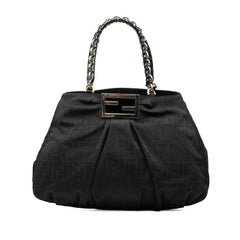 Fendi Large Zucca Canvas Mia Tote