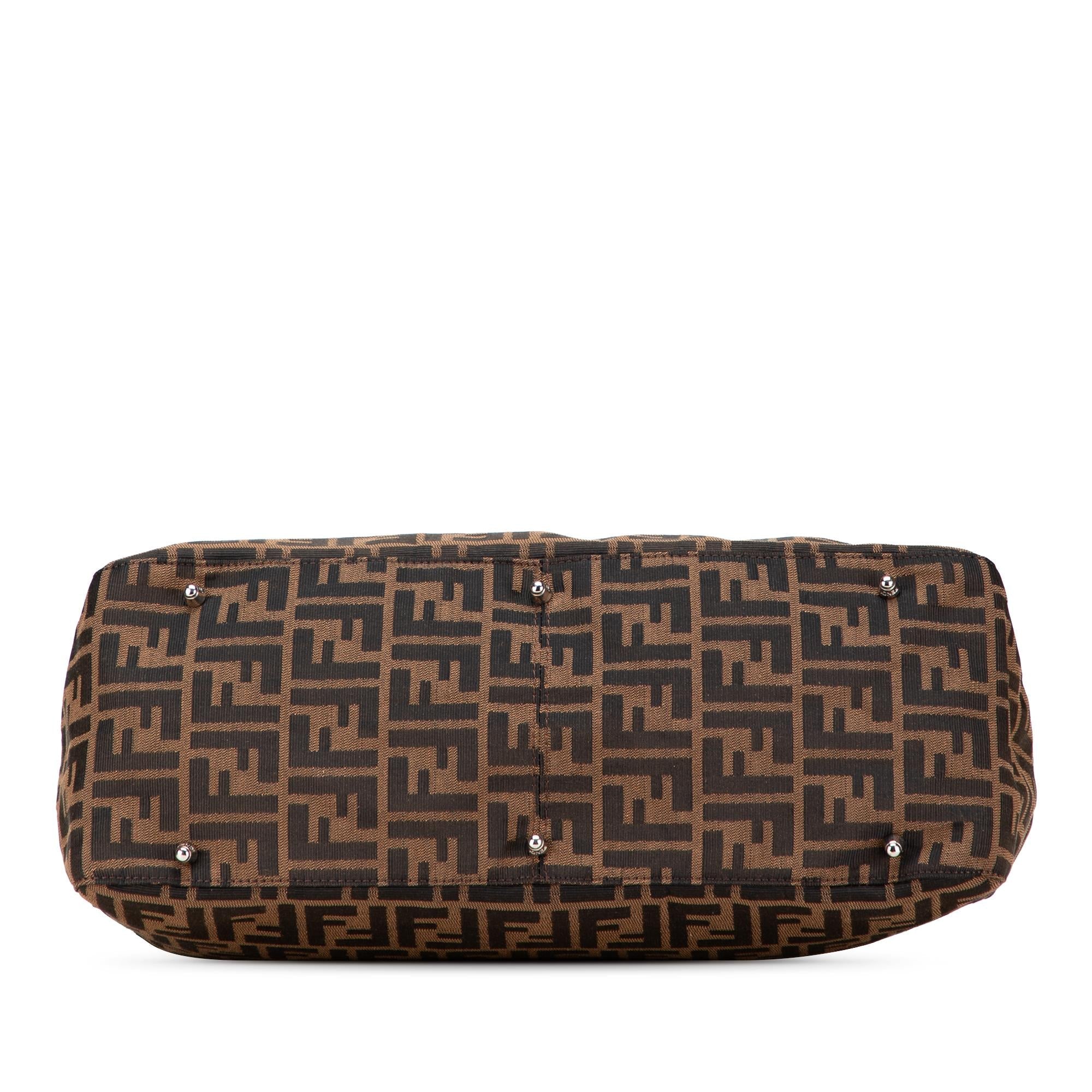 Fendi Large Zucca Canvas Twins Tote