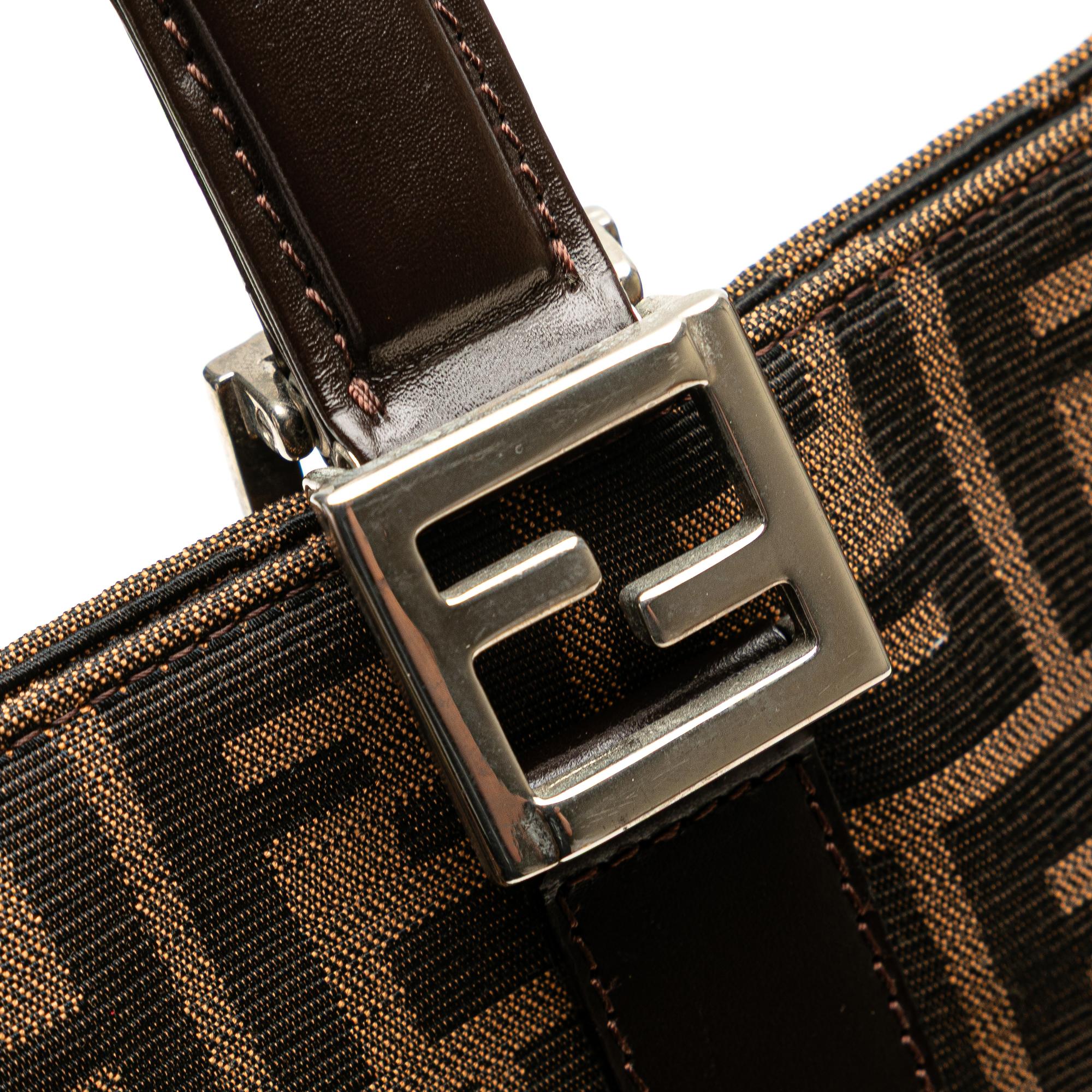 Fendi Large Zucca Canvas Twins Tote