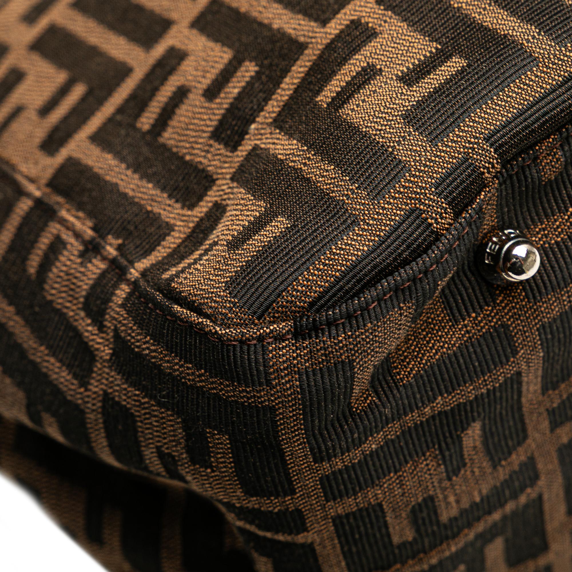 Fendi Large Zucca Canvas Twins Tote