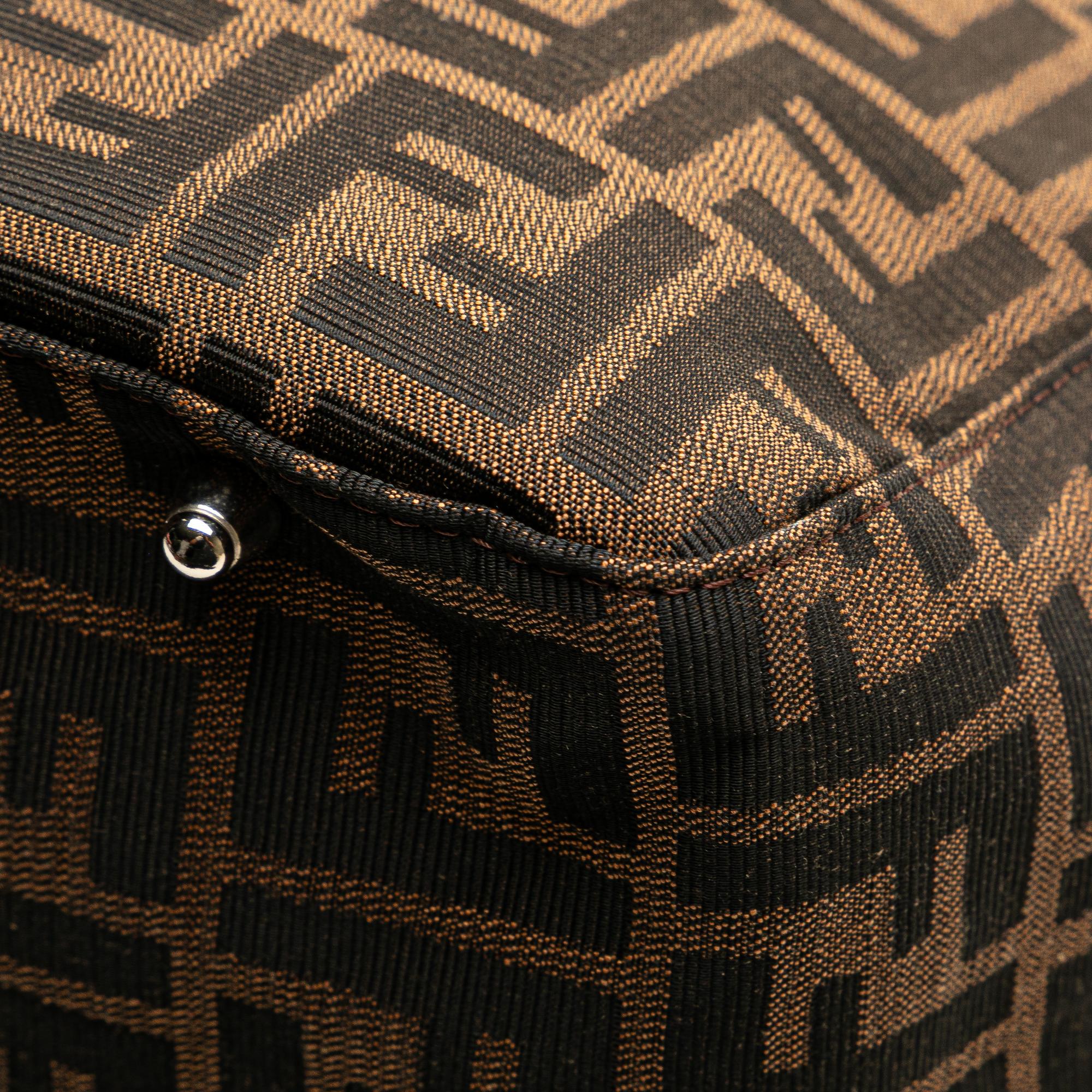 Fendi Large Zucca Canvas Twins Tote