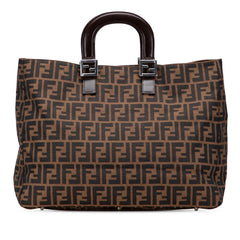 Fendi Large Zucca Canvas Twins Tote