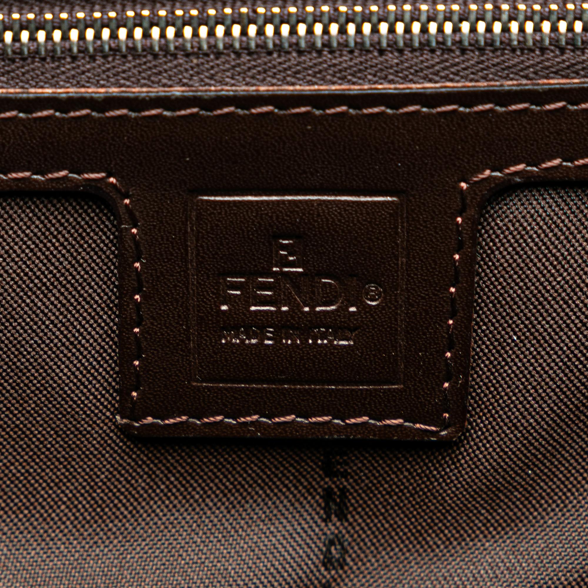 Fendi Large Zucca Canvas Twins Tote