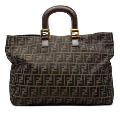 Fendi Large Zucca Canvas Twins Tote