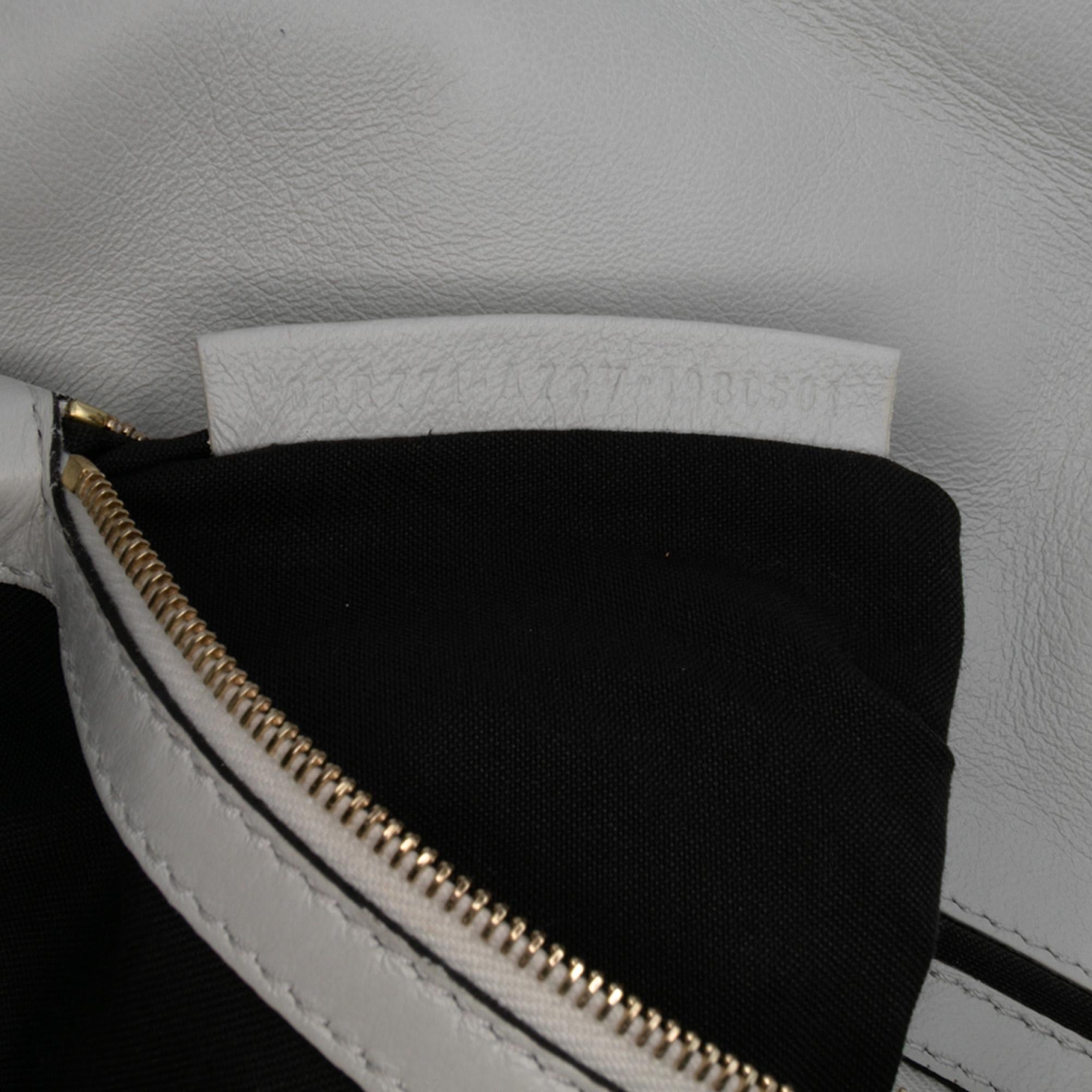 Fendi Large Zucca Embossed Leather Baguette Satchel