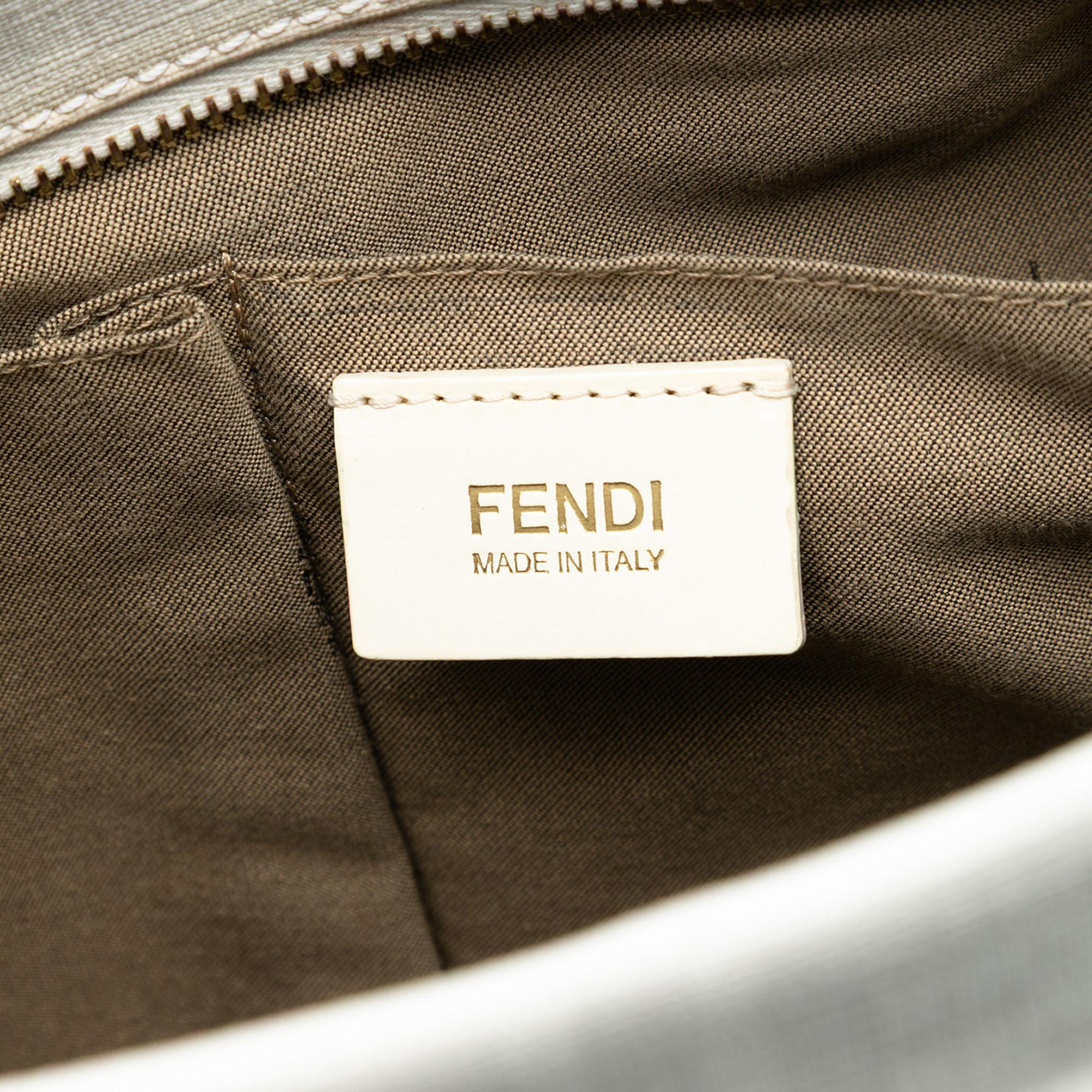Fendi Large Zucca Spalmati Chef Shopper Tote