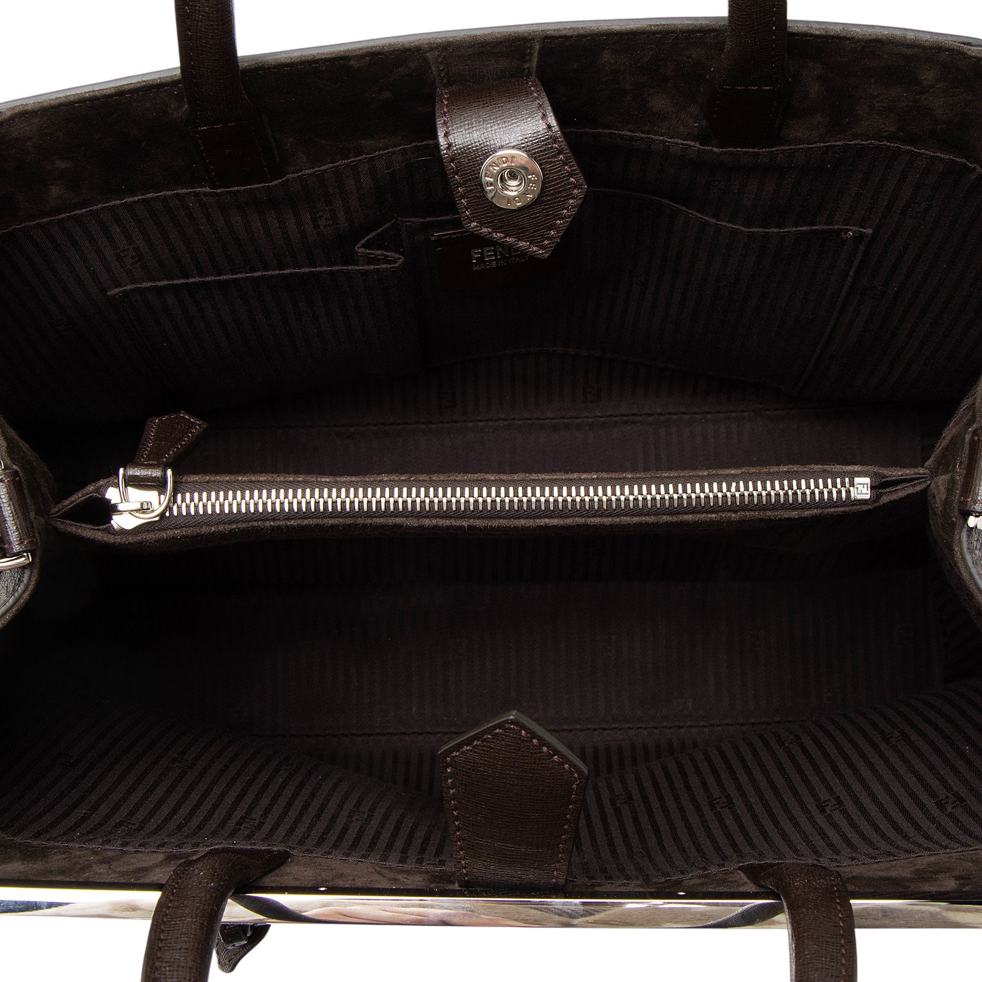 Fendi Leather 2Jours Medium Tote