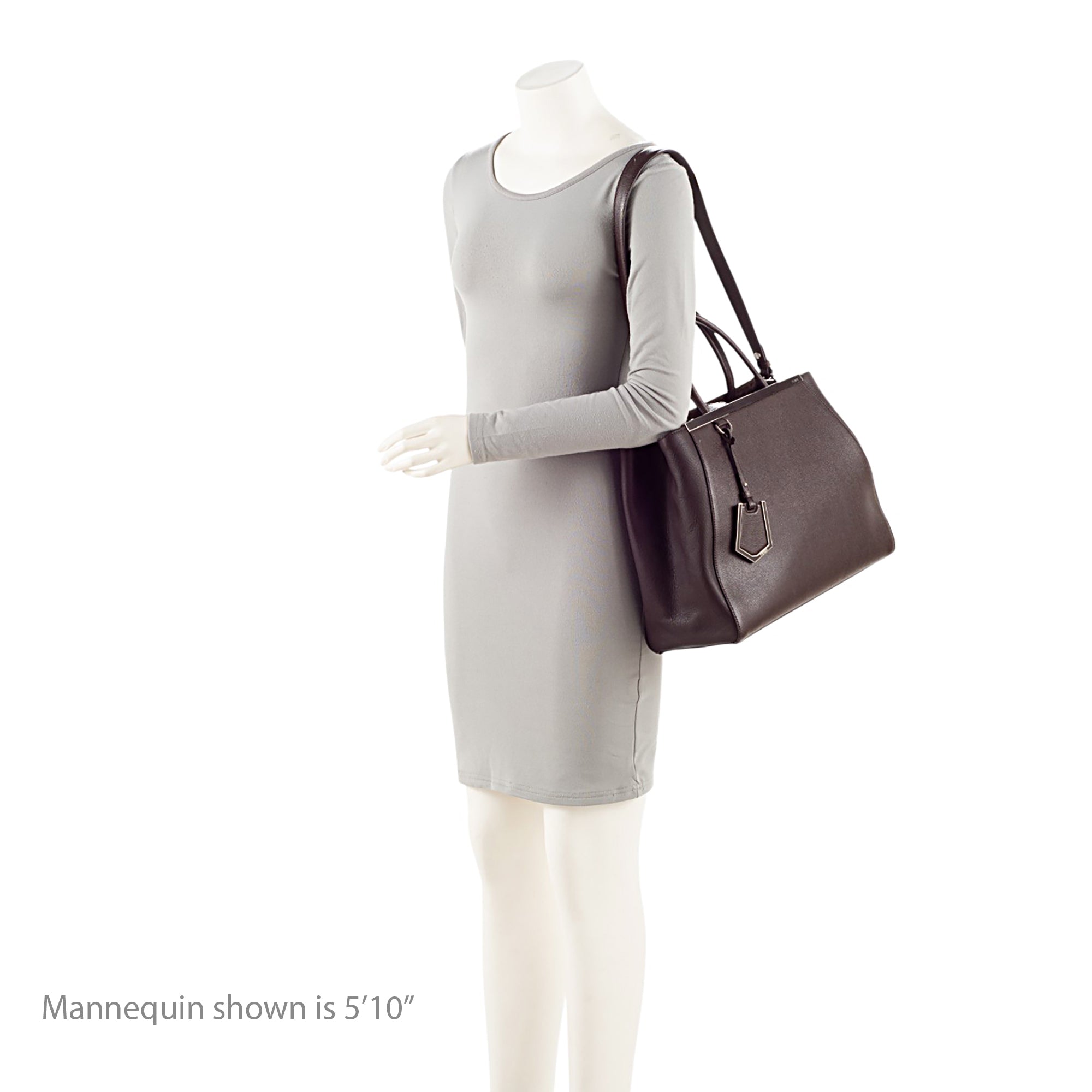 Fendi Leather 2Jours Medium Tote