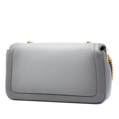 Fendi Leather Baguette Chain Midi Shoulder Bag