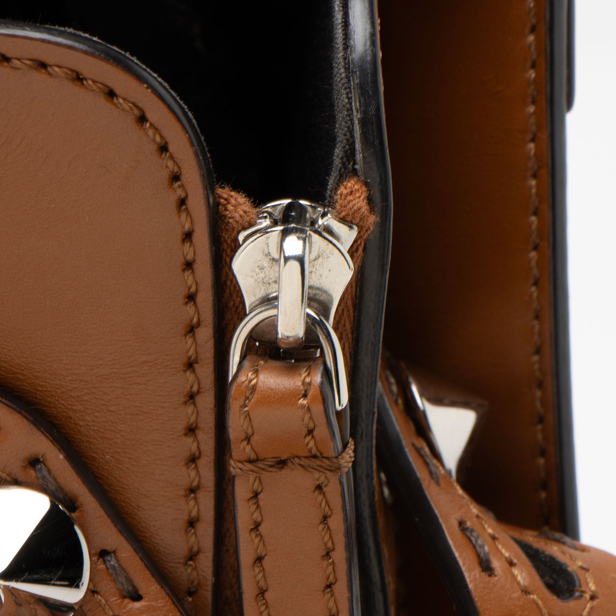 Fendi Leather Logo By The Way Boston Bag