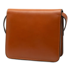 Fendi Leather Crystal Fab Crossbody