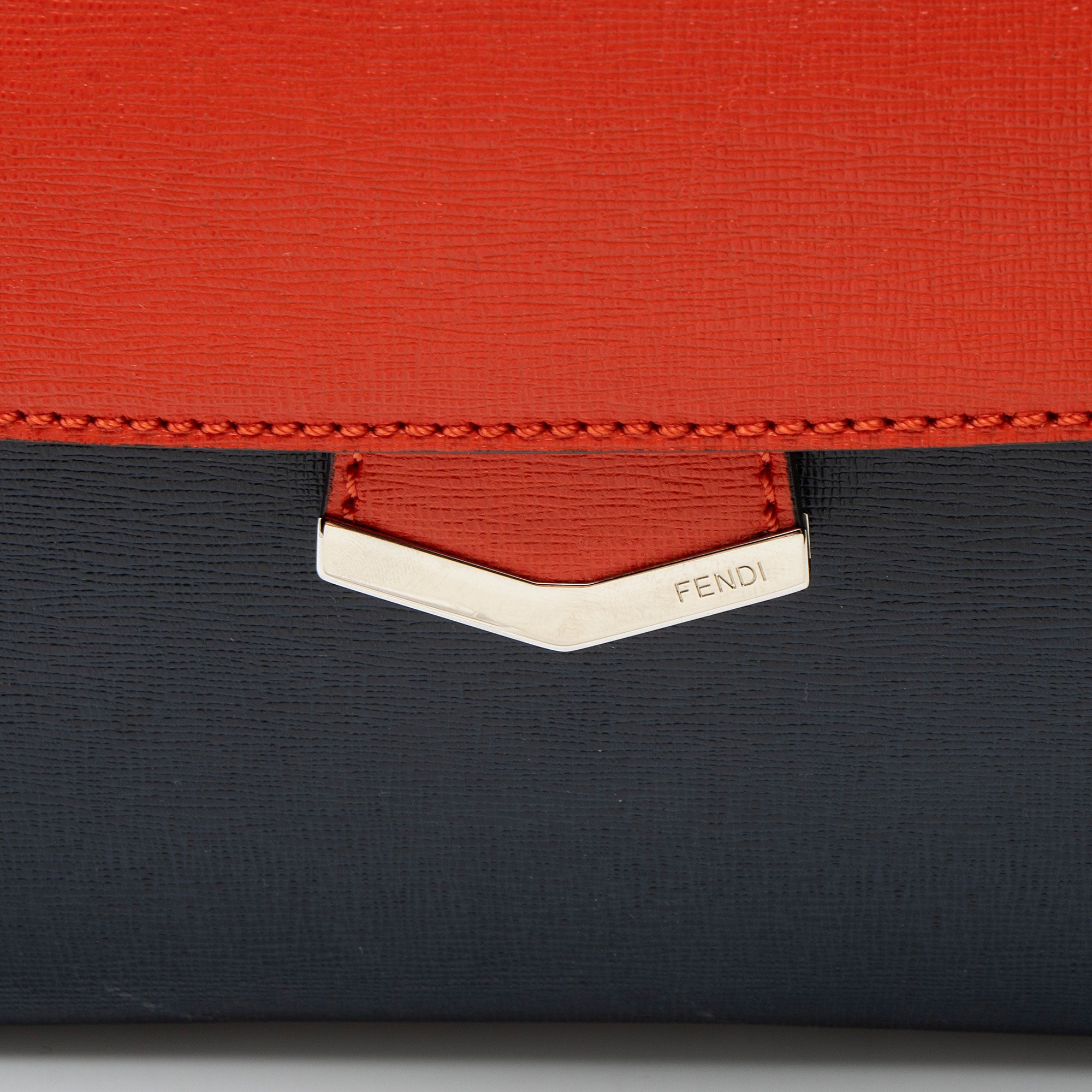 Fendi Leather Demi Jour Small Tote