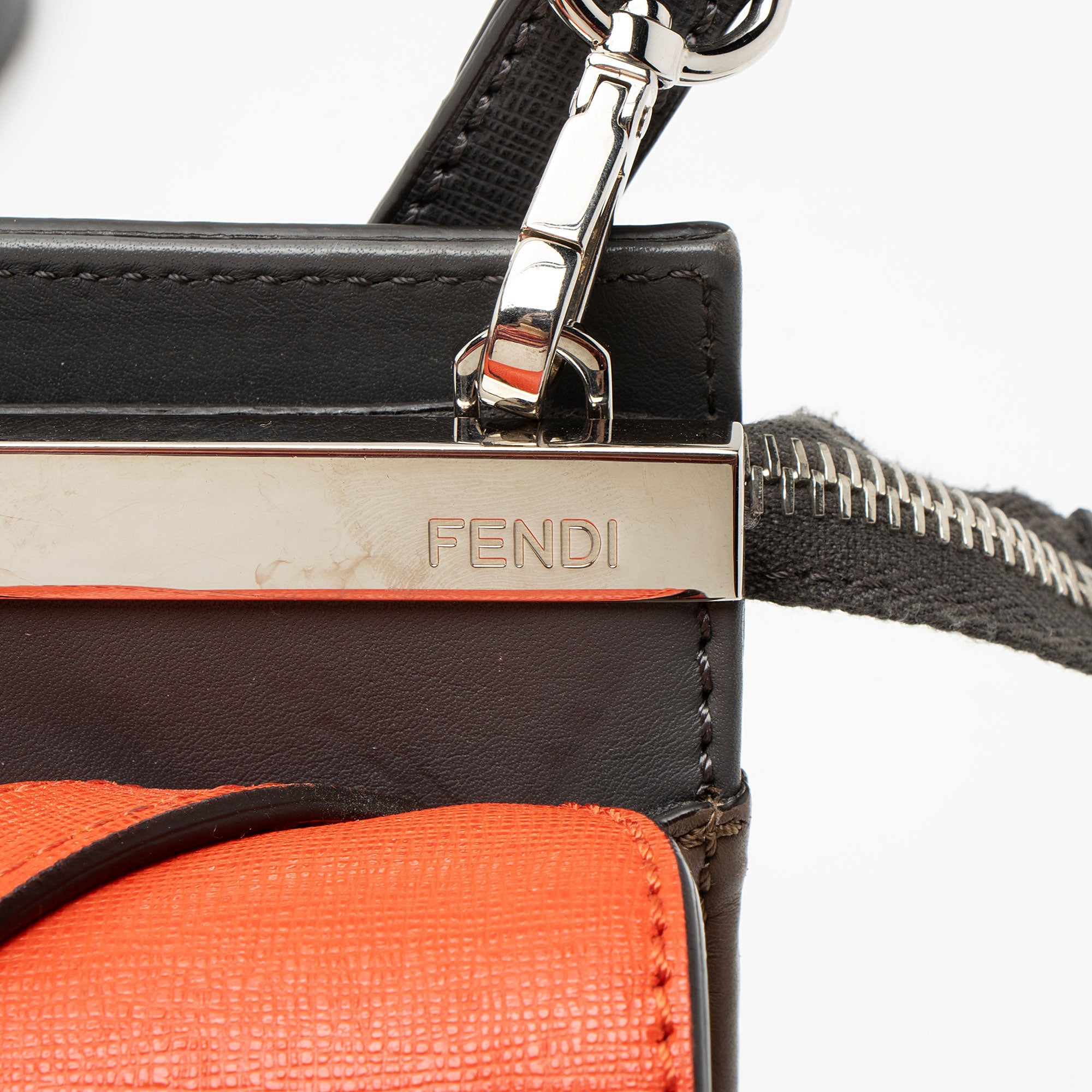 Fendi Leather Demi Jour Small Tote