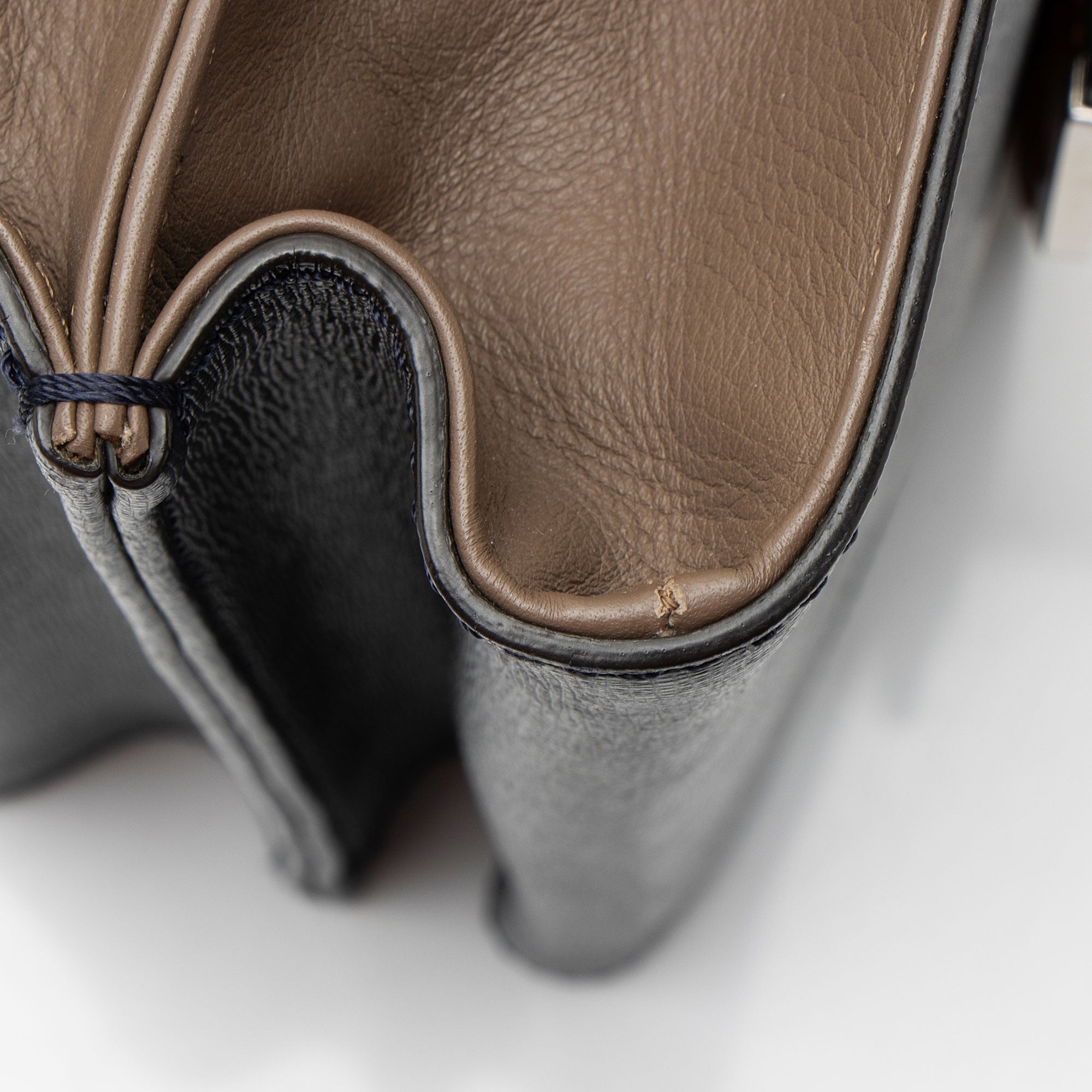 Fendi Leather Demi Jour Small Tote
