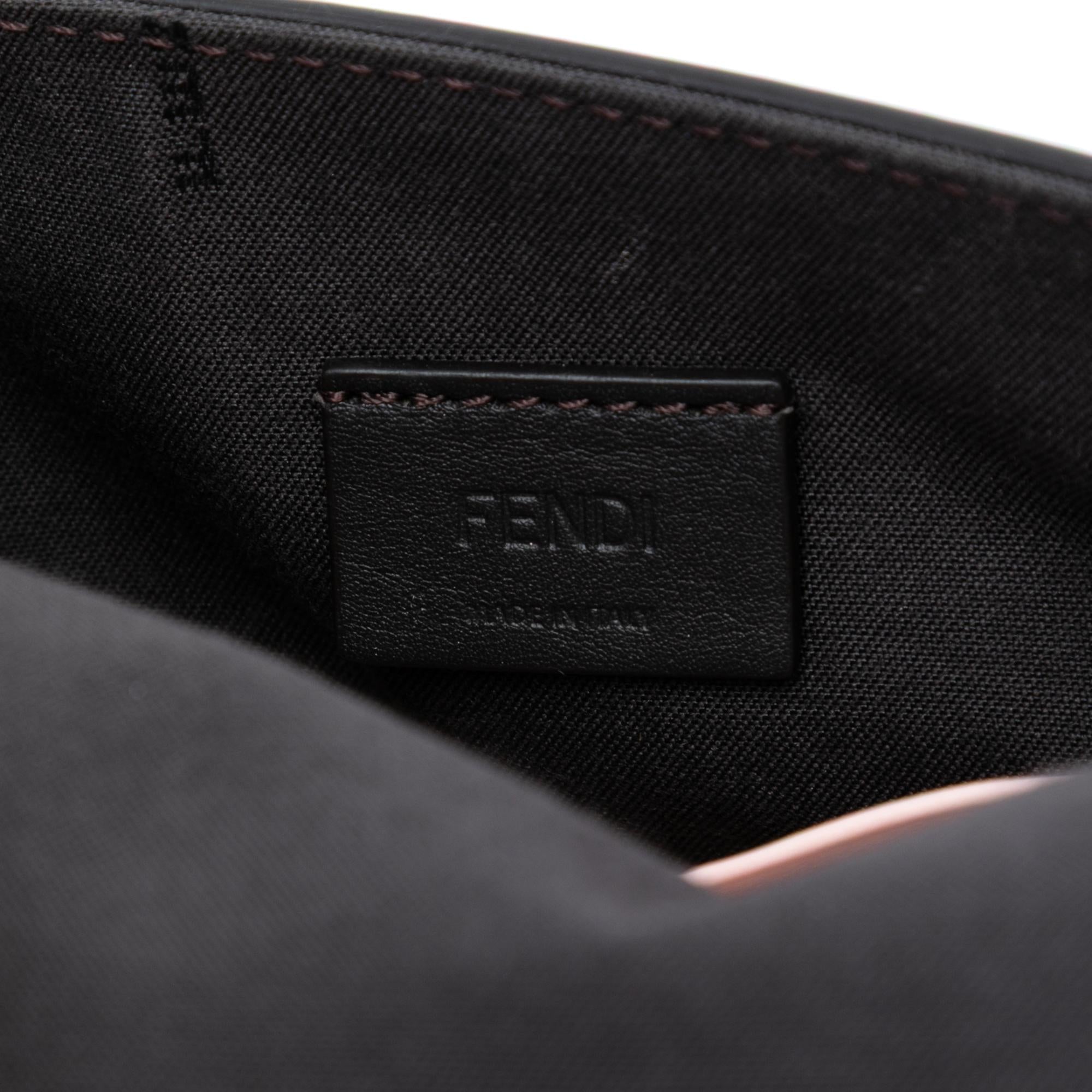 Fendi Leather Duo Baguette Crossbody