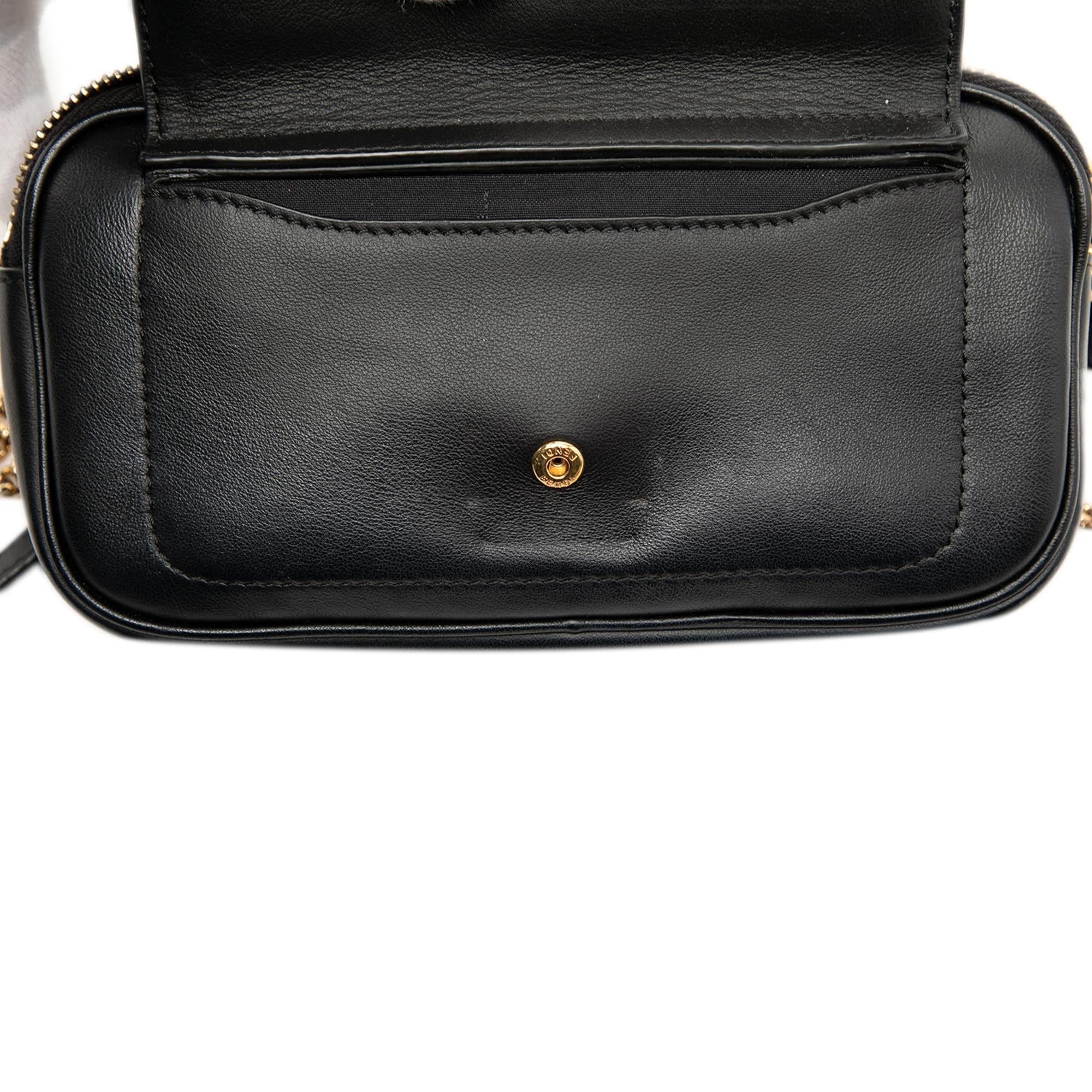Fendi Leather Easy 2 Baguette Crossbody