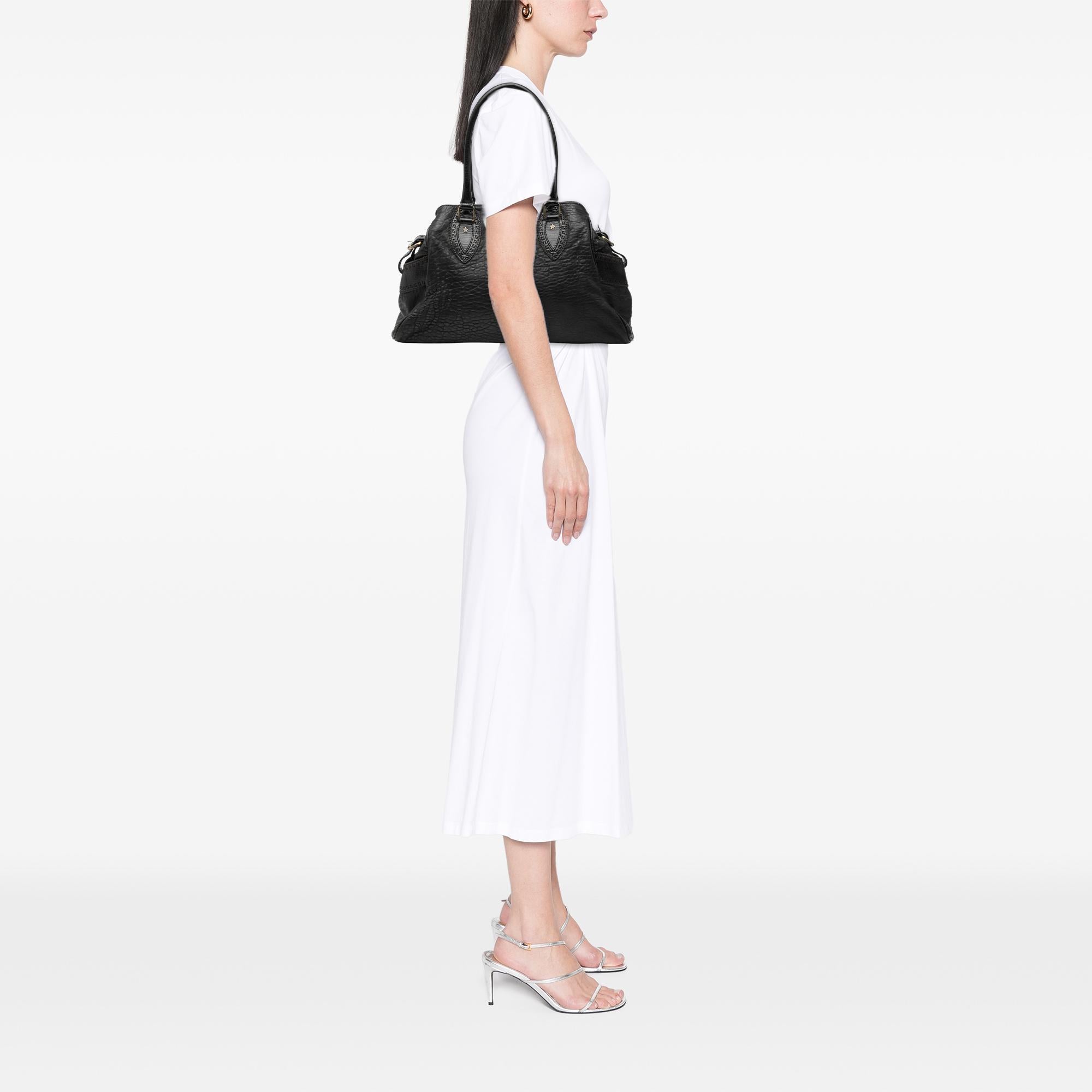 Fendi Leather Etniko Du Jour Handbag