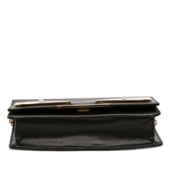 Fendi Leather Eye Monster Tube Wallet On Chain