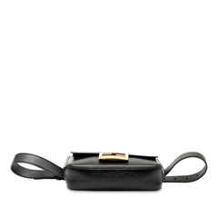 Fendi Leather FF Logo Baguette Belt Bag