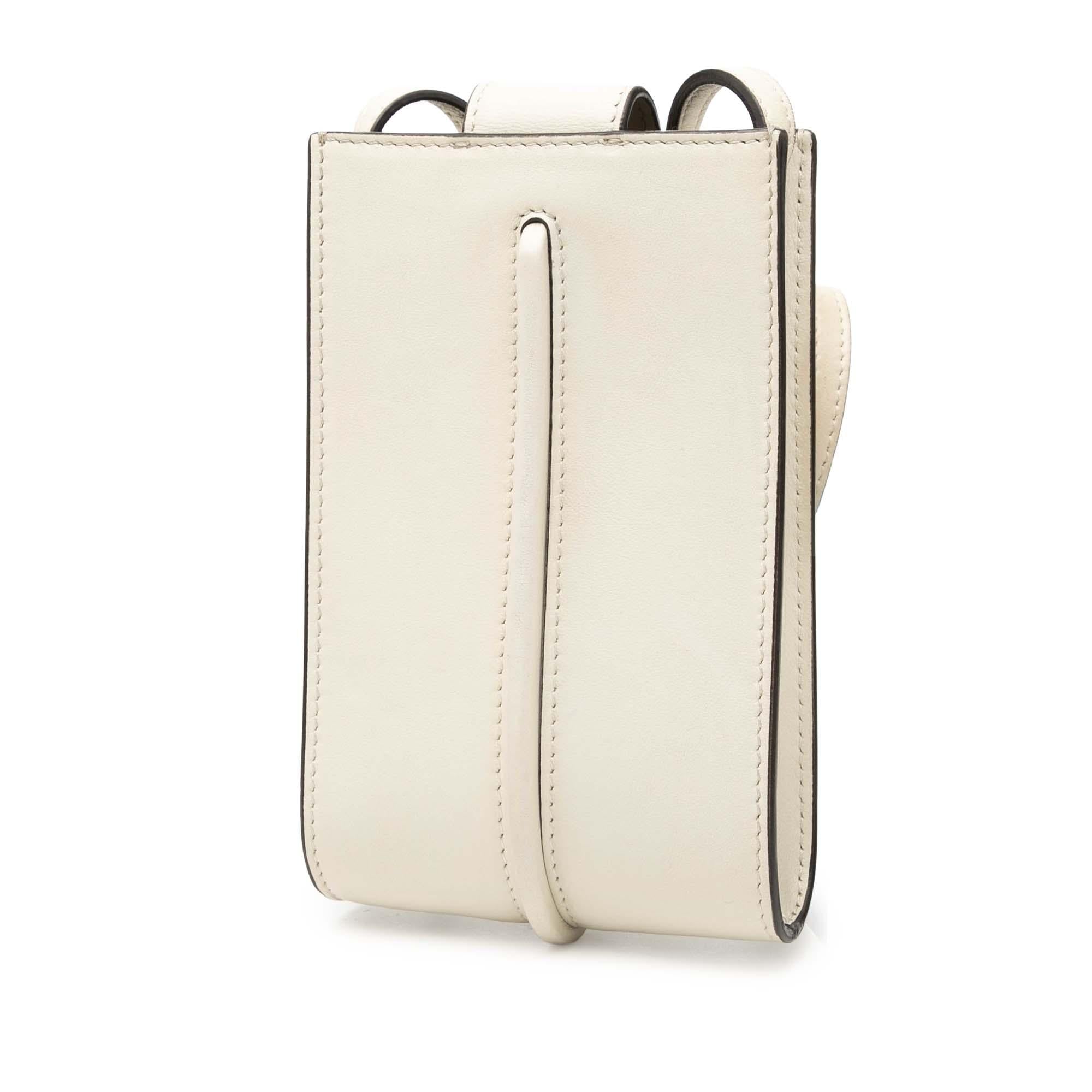 Fendi Leather Fendigraphy Phone Pouch