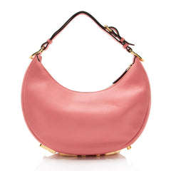 Fendi Leather Fendigraphy Small Hobo