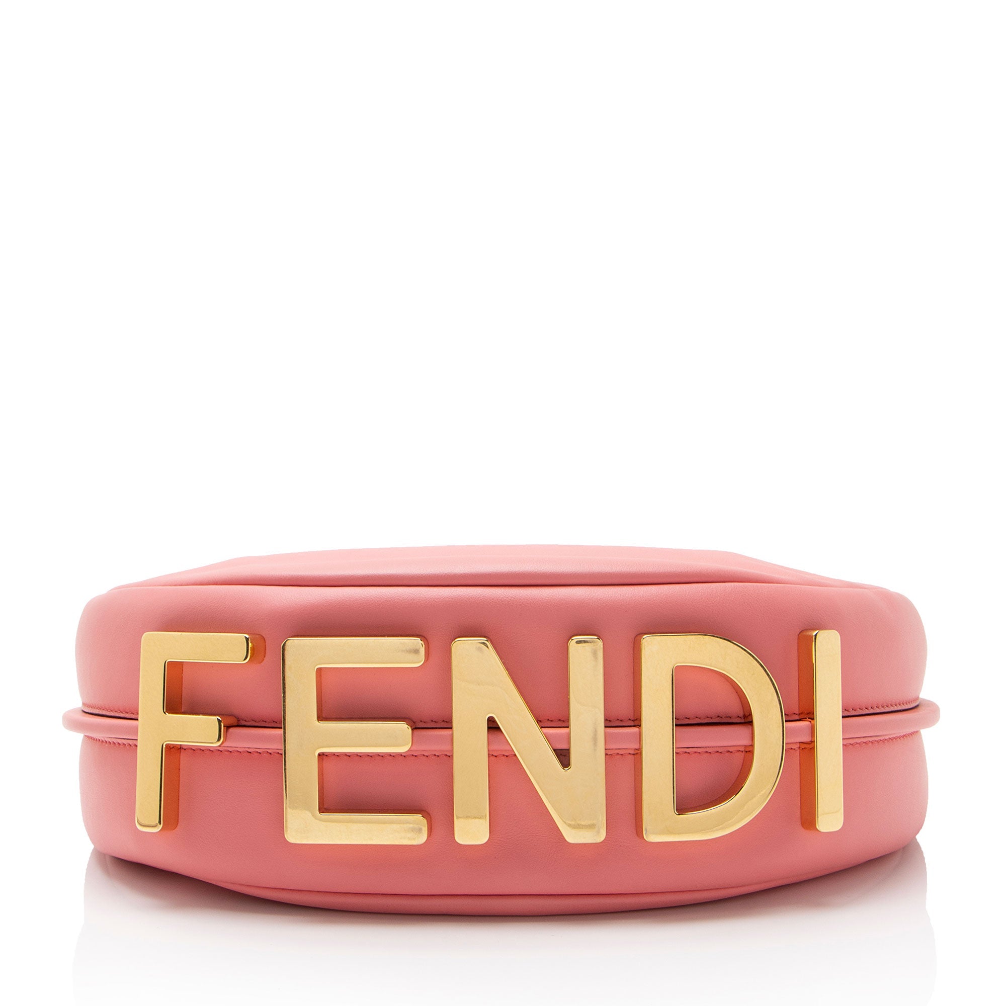 Fendi Leather Fendigraphy Small Hobo
