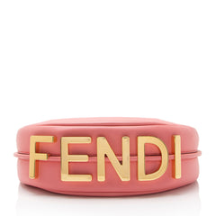 Fendi Leather Fendigraphy Small Hobo