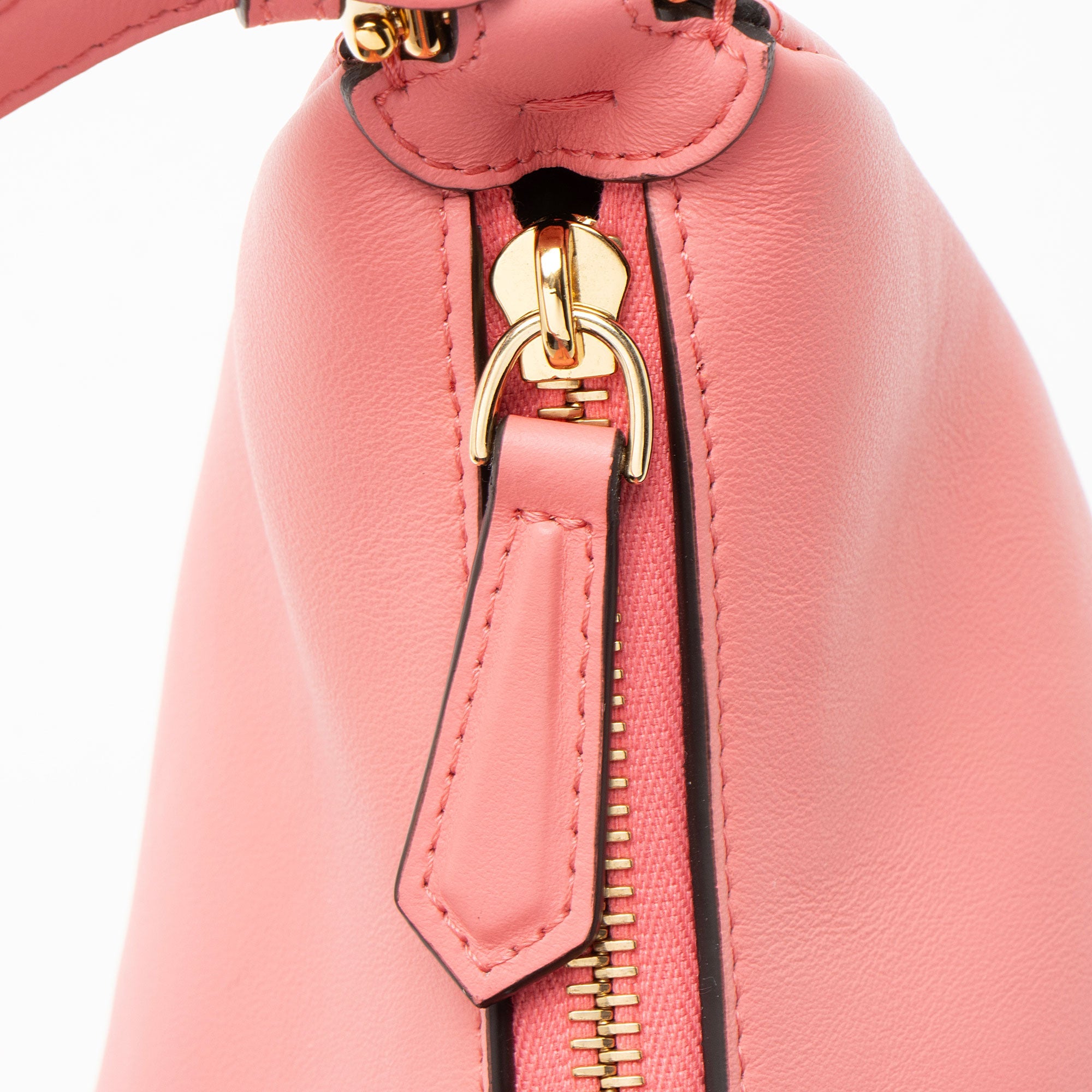 Fendi Leather Fendigraphy Small Hobo