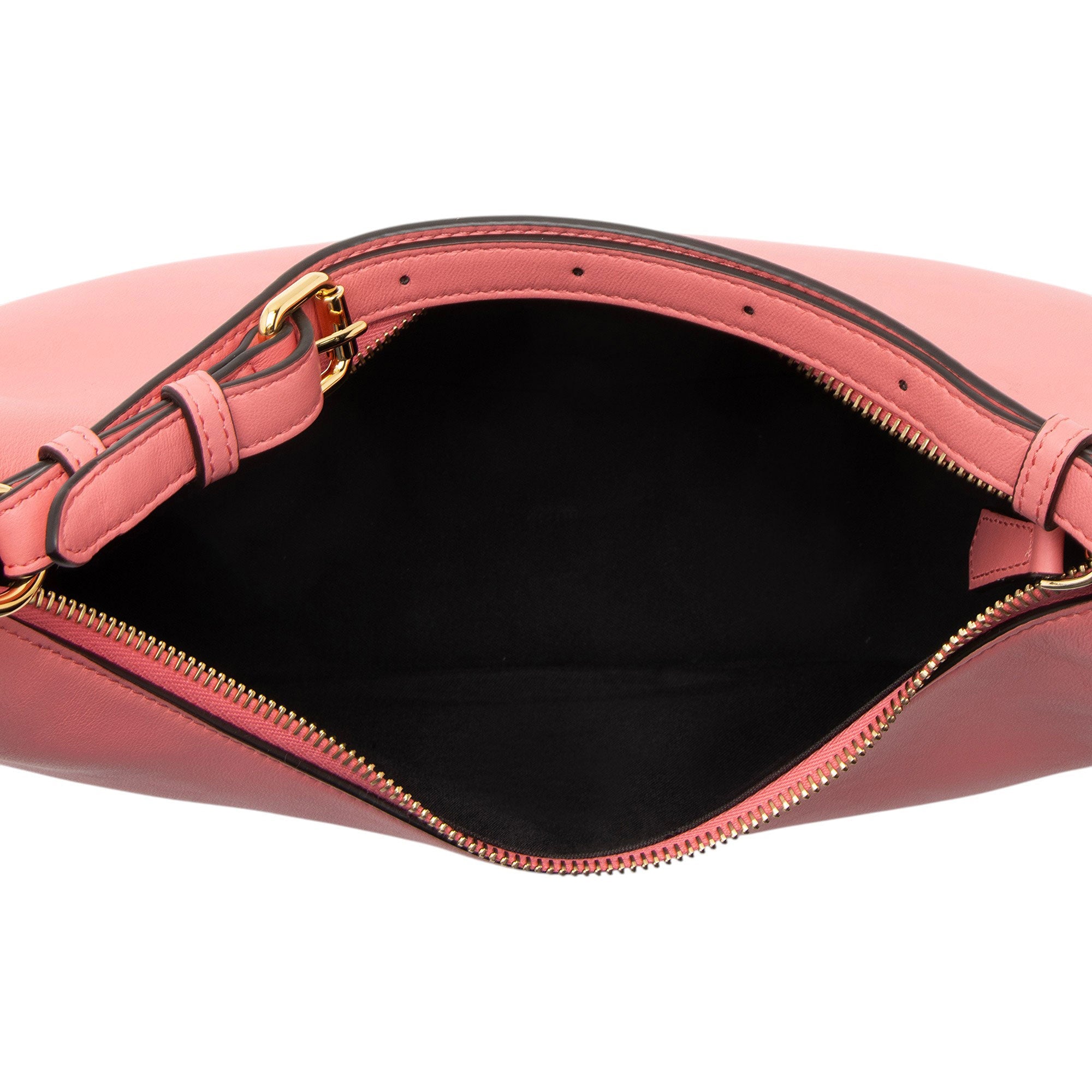 Fendi Leather Fendigraphy Small Hobo