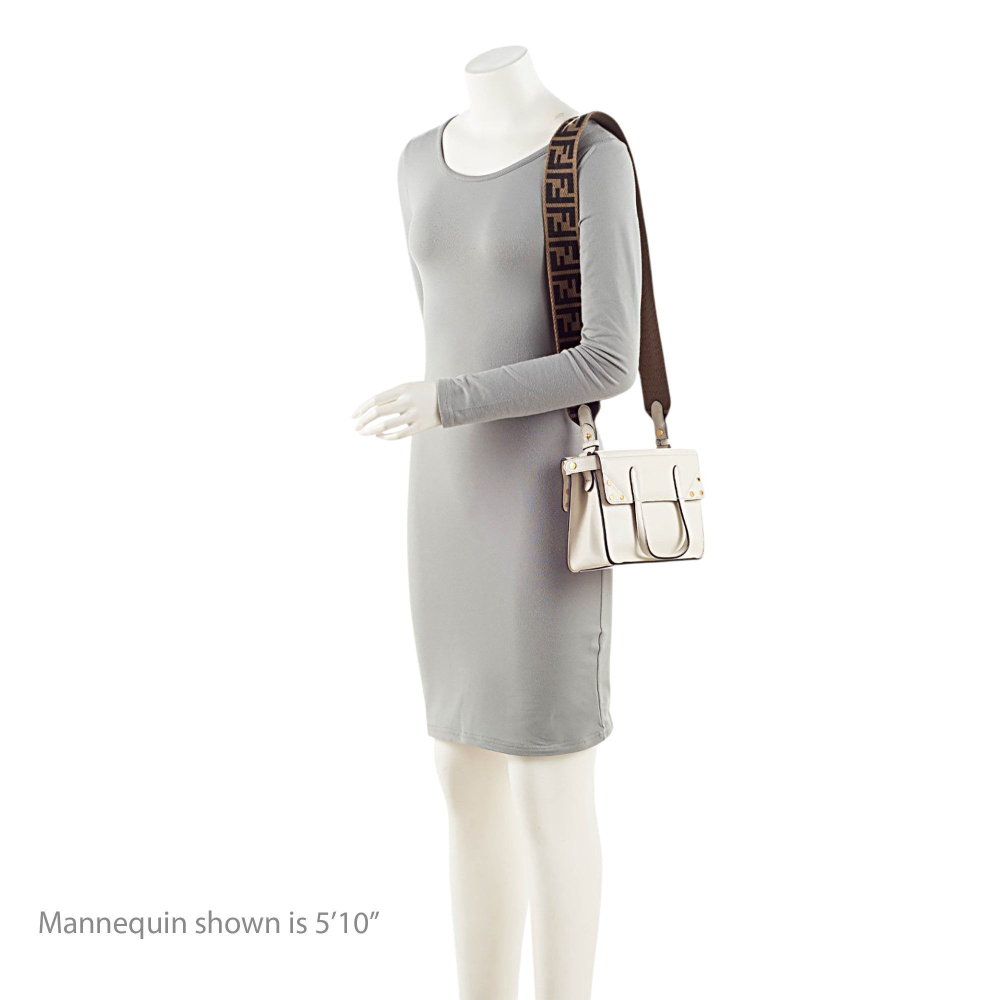 Fendi Leather Grace Flip Mini Tote