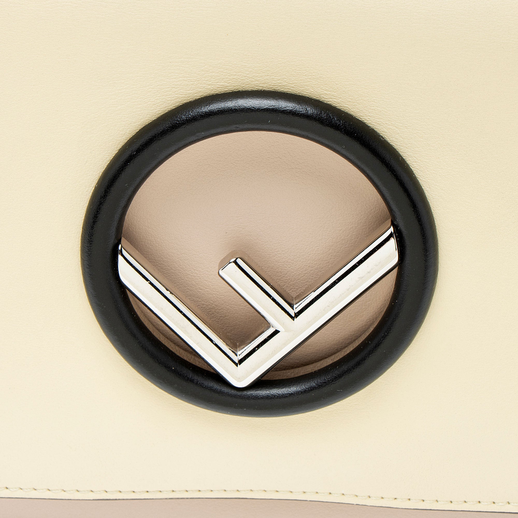 Fendi Leather Kan I F Small Shoulder Bag