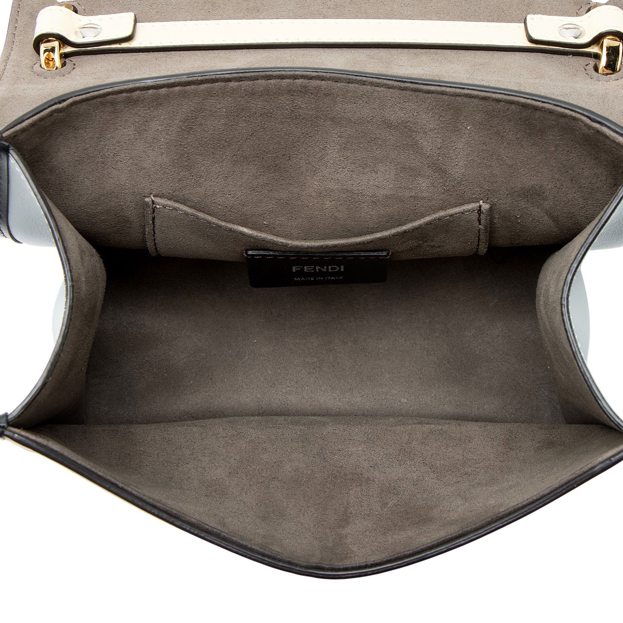 Fendi Leather Kan I F Small Shoulder Bag