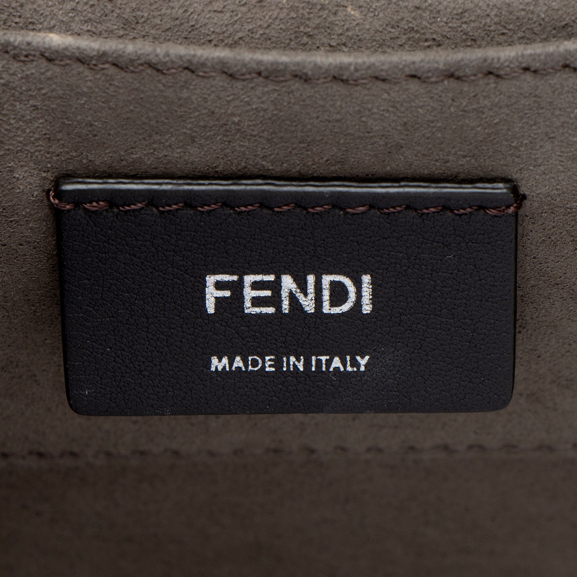 Fendi Leather Kan I F Small Shoulder Bag
