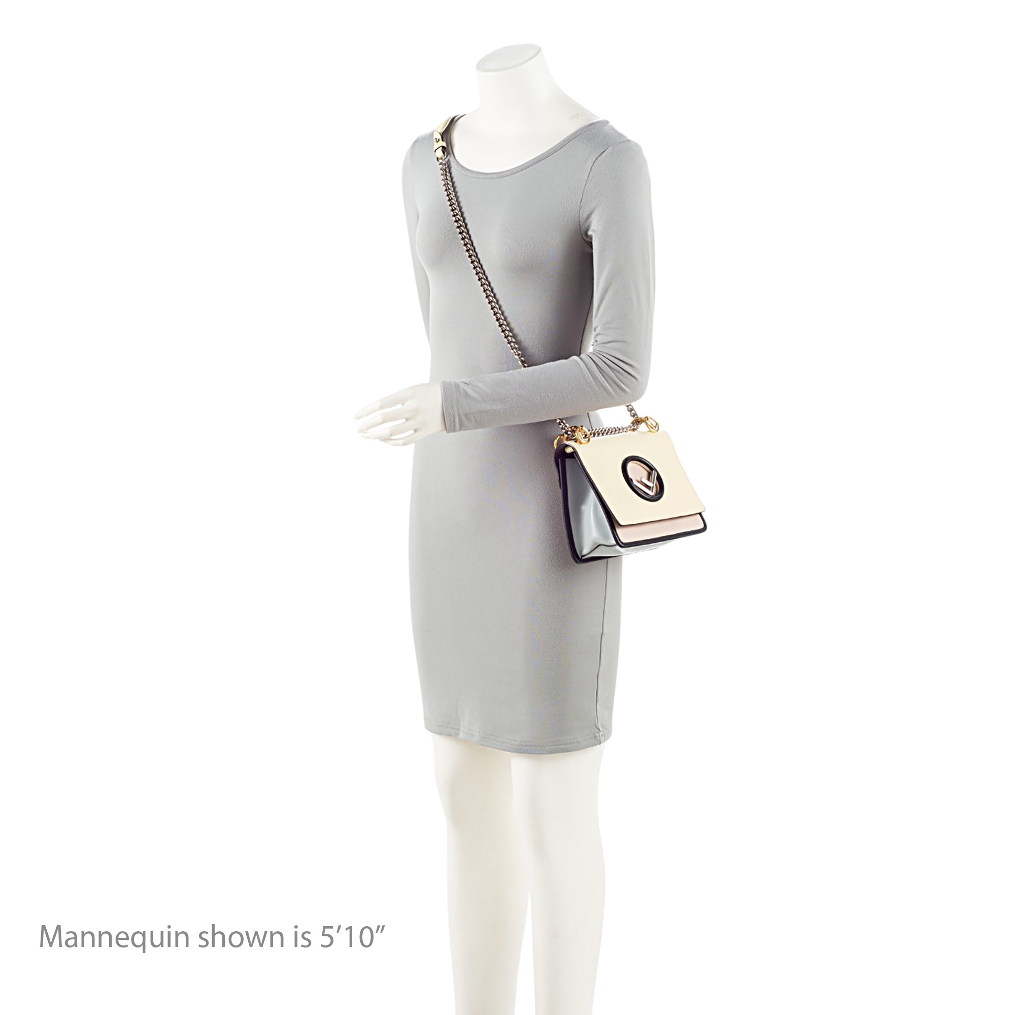 Fendi Leather Kan I F Small Shoulder Bag