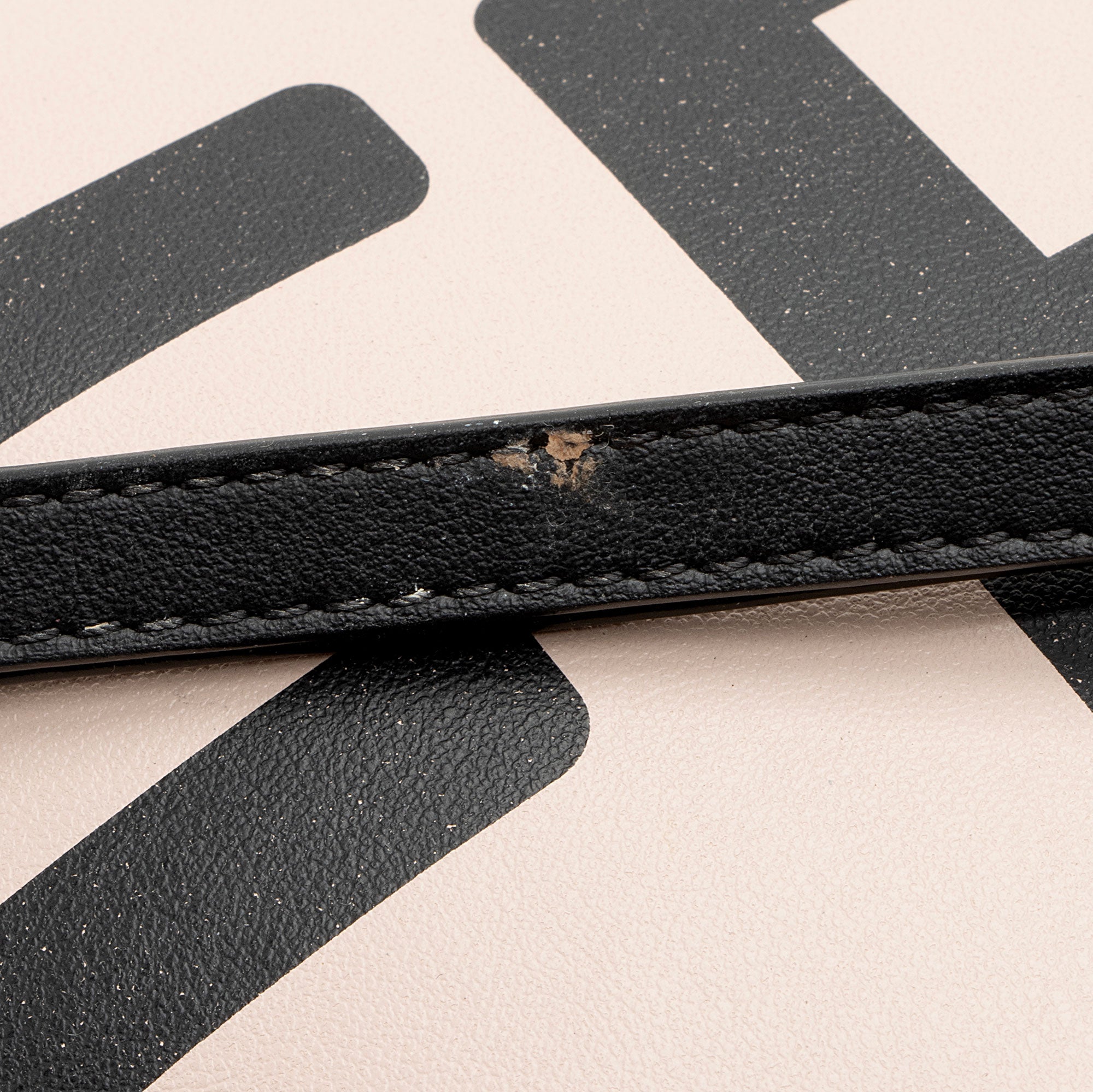 Fendi Leather Logo Pouch