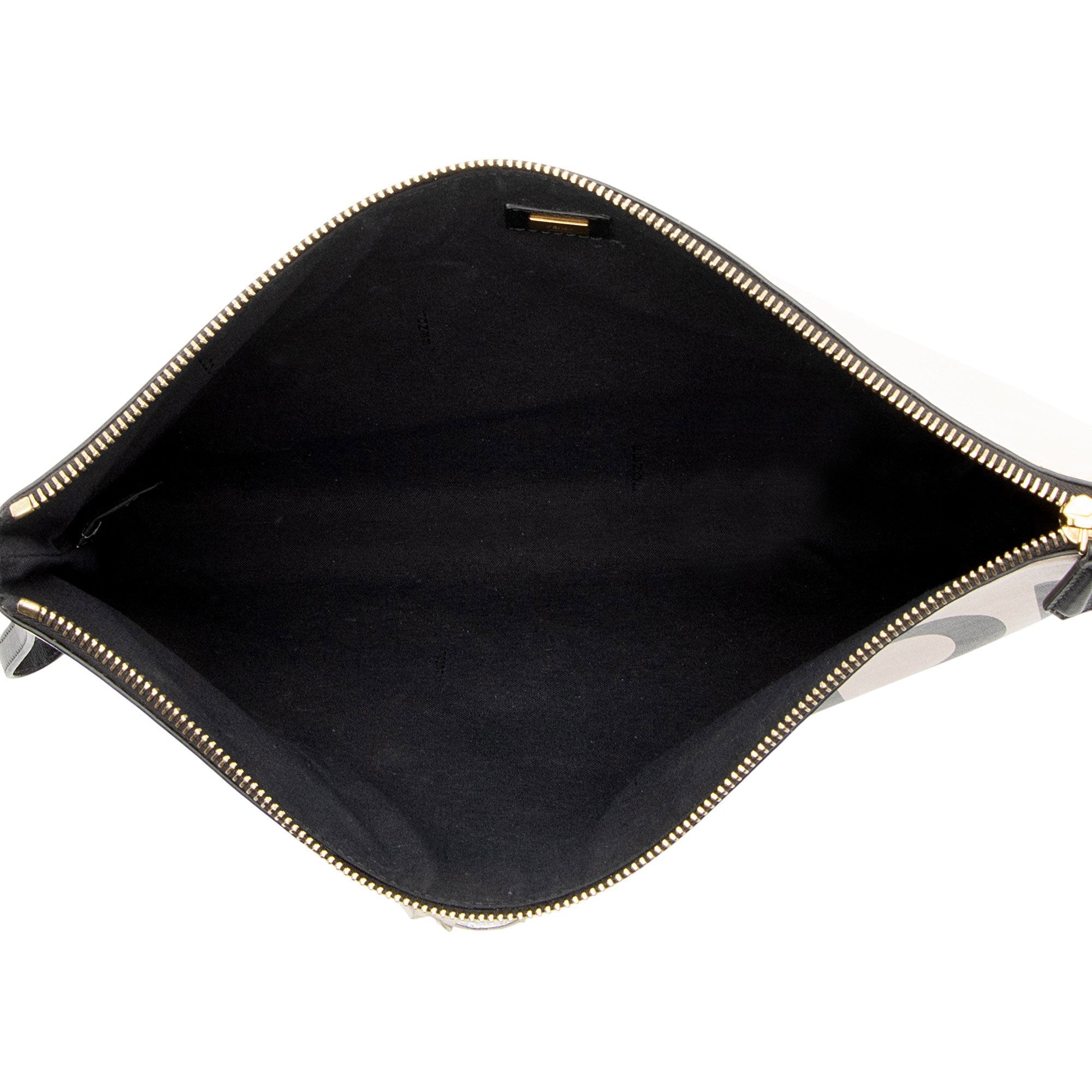 Fendi Leather Logo Pouch